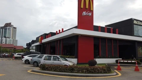 Mc Donalds Restaurant Stock Footage 103693551