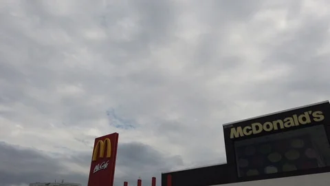 Mc Donalds Restaurant Stock Footage 103693593