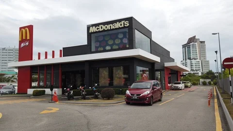 Mc Donalds Restaurant Stock Footage 103693687