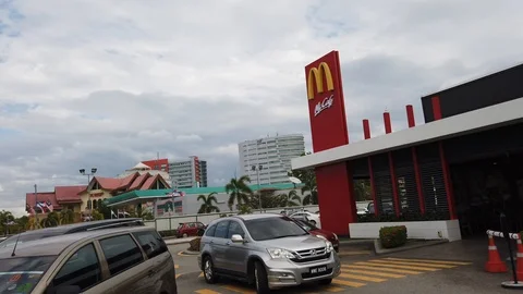 Mc Donalds Restaurant Stock Footage 103693759