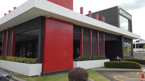 Mc Donalds Restaurant Stock Footage 103693833