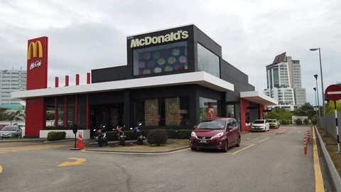 Mc Donalds Restaurant Stock Footage 103693897