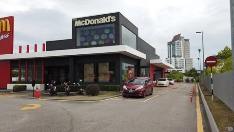 Mc Donalds Restaurant Stock Footage 103693935