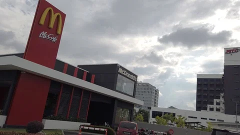 Mc Donalds Restaurant Stock Footage 103694047