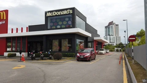 Mc Donalds Restaurant Stock Footage 103694069