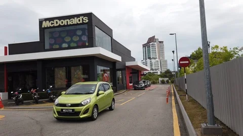 Mc Donalds Restaurant Stock Footage 103697544
