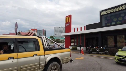 Mc Donalds Restaurant Stock Footage 103697609