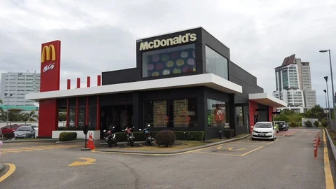Mc Donalds Restaurant Stock Footage 103697713