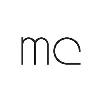 Mc initial letter vector logo icon Stock Illustration