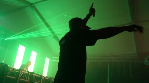 MC on stage Video stock 2887617