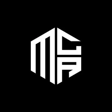 MCA logo MCA icon MCA monogram MCA letter minimalist Circle flat Unique mod.. Stock Illustration