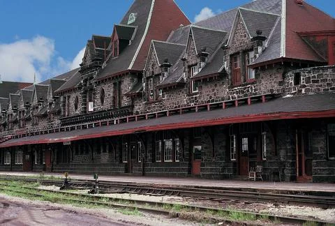 McAdam Train Station Stock Photos