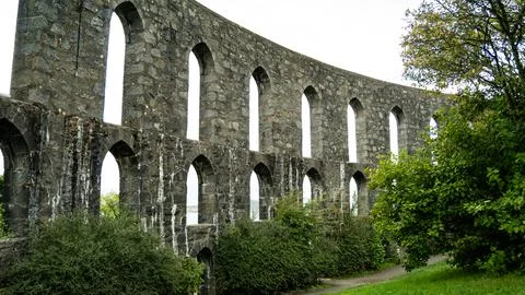 The McCaig's Tower Close up Stock Photos