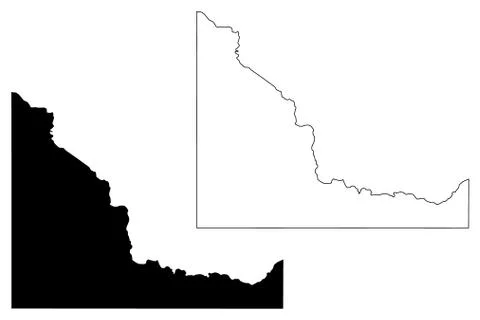 McClain County, Oklahoma State (U.S. county, United States of America, USA, U Stock Illustration