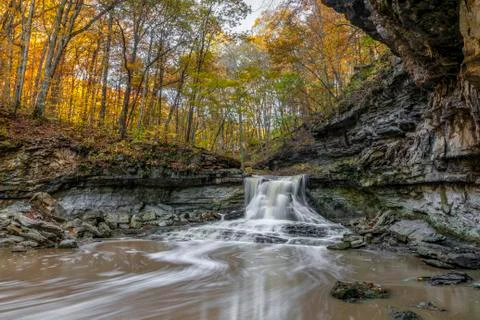 McCormicks Creek Fall Flow Stock Photos