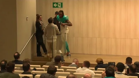 McDaniel: "We wanted to go home with a win; it was a great team victory", Madrid Stock Footage 321253884