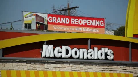 McDonald's 01 HD 스톡 동영상 10606484