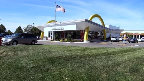 McDonalds 1 Stock Footage 117473627