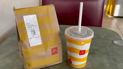 McDonald's Combo Meal Video stock 230719107
