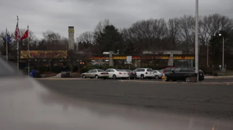 McDonalds highway rest stop Video stock 50844964