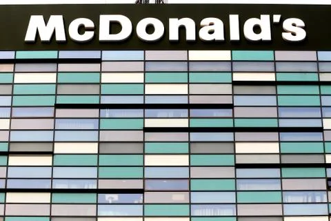 McDonald's logo in Bucharest Photos