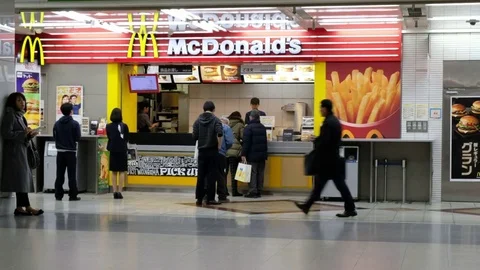 McDonald's Outlet Stock Footage 84473569