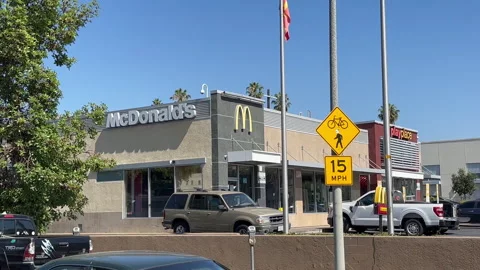 McDonalds with Play Place Stock Footage 246880067