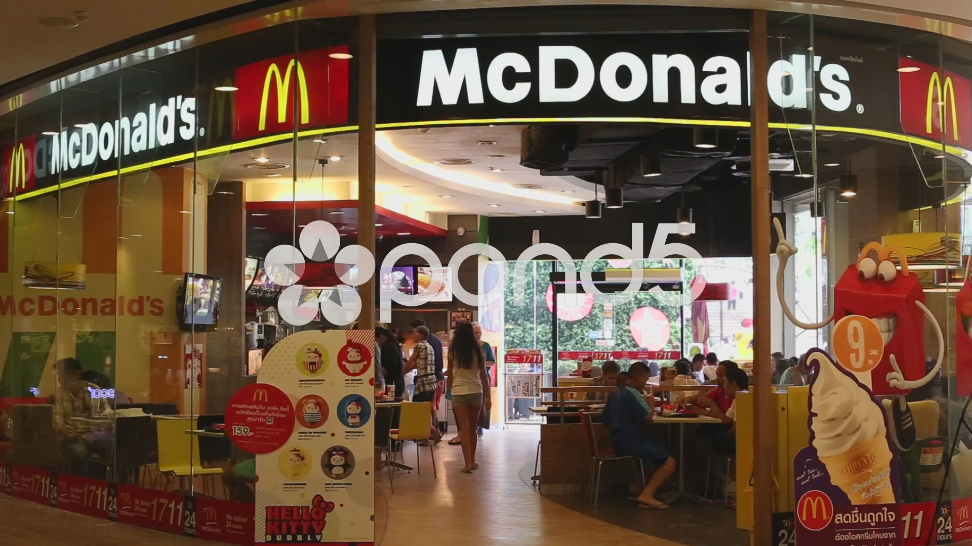 McDonald's restaurant in Central Festiva... | Stock Video | Pond5