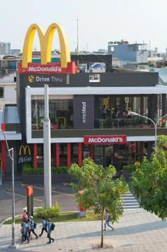McDonalds in Saigon Fotos de archivo