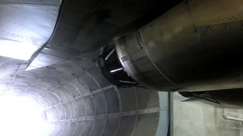 McDonnell Douglas F-15 Eagle. Starting and Running a Jet Engine. Mega Strong Fla Stock Footage 121890123