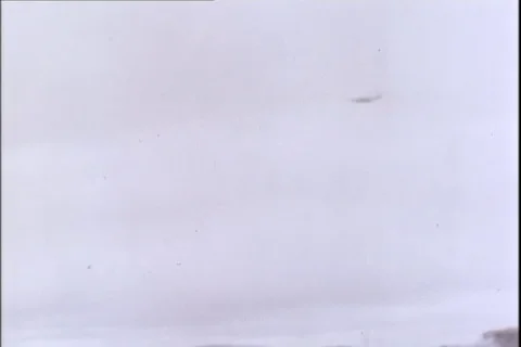 McDonnell Douglas F-4 Phantom II drops napalm and GP bombs - 1968 Stock Footage 103753692