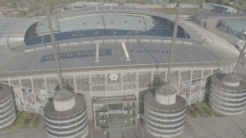 MCFC Etihad Stadium Stock Footage 102311255