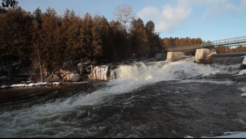  McGowan Falls ,spring Stock Footage 2205688