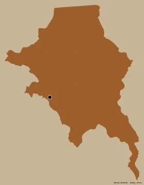 Mchinji, district of Malawi, on solid. Pattern Stock Illustration