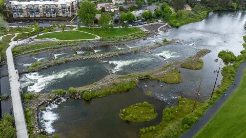 McKay Park Rapids Foto stock