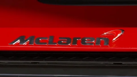 McLaren Badge Stock Footage 74764826