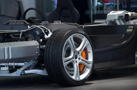 McLaren MP4-12C chassis Foto stock