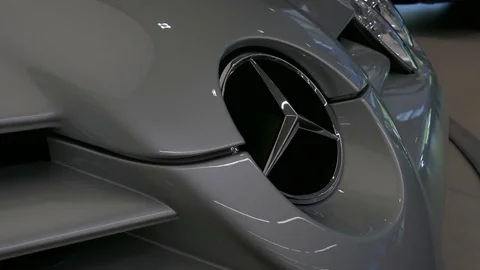 McLaren SLR On Rotating Surface Stock Footage 83945482