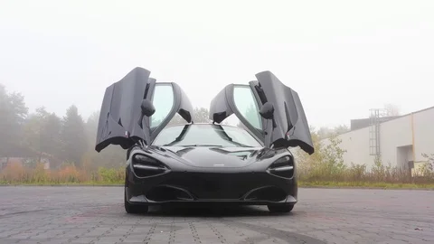 Mclaren  speedtail car-presentation Stock Footage 119145387