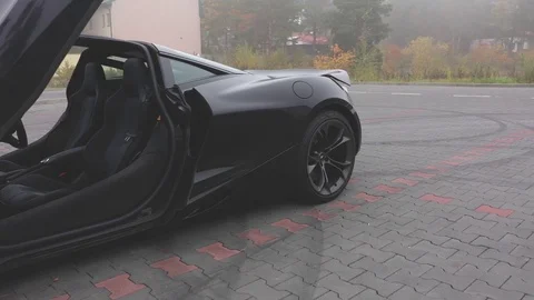 Mclaren  speedtail car-presentation Stock Footage 119145628