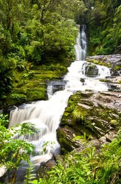 Mclean falls in the catlins Stock Photos