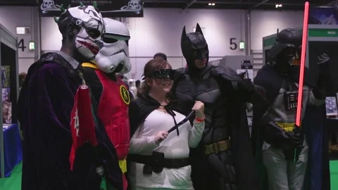 MCM Comic Con returns to London Stock Footage 148633835