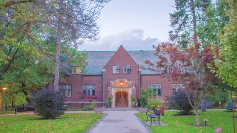 McMaster University, Hamilton, Canada Stock Footage 98480282