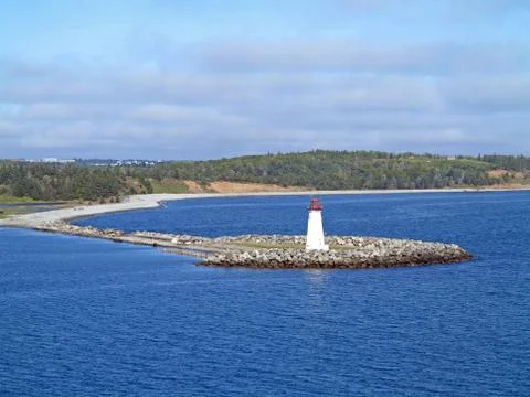 McNabs Island Lighthouse Stock Photos