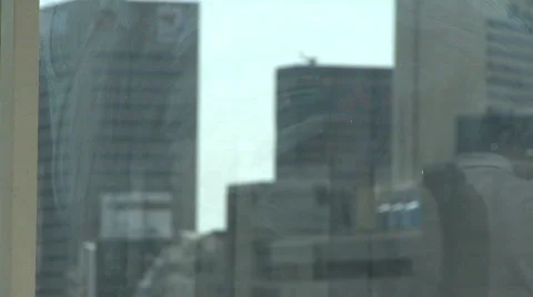 MCU PAN OF A BUSINESSMAN USING A CELL PHONE Stock Footage 541450