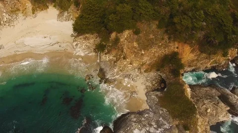 Mcway Falls Aerial Stock Footage 108404941