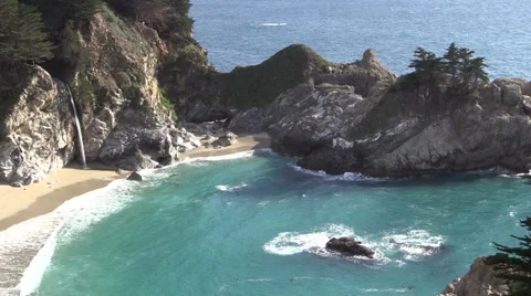 McWay Falls  Landscape Stock-Footage 47623085