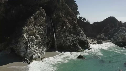 MCWAY FALLS ORBIT DRONE Stock Footage 231255440