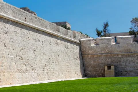 Mdina Bastions Stock Photos