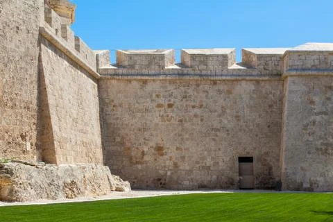 Mdina Bastions Stock Photos